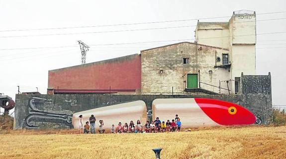 Villaherreros, todo un mural