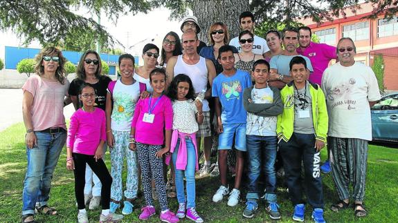 Siete niños saharauis concluyen sus ‘Vacaciones en paz’ en la comarca de Cuéllar