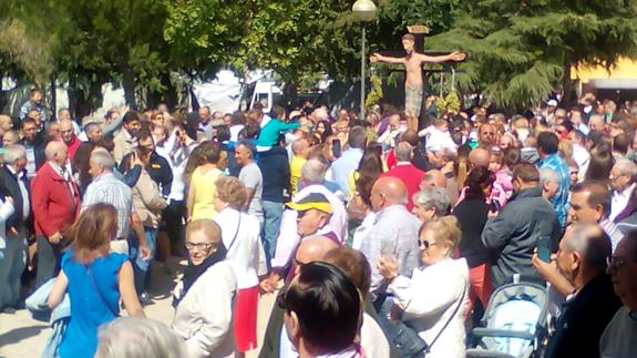 Centenares de morañegos celebraron la Romería en honor al Cristo de los Pinares