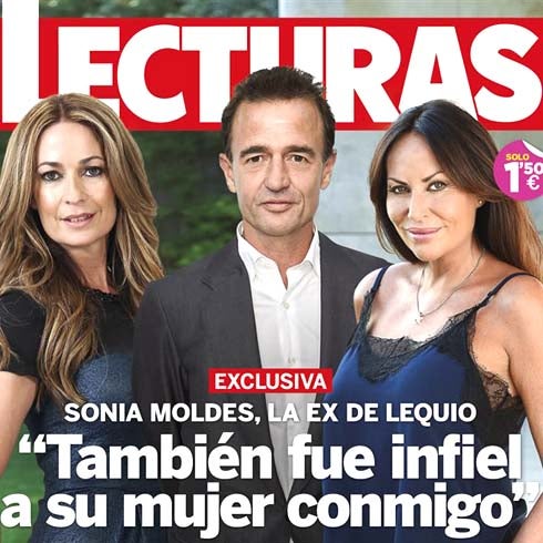 Lequio le fue infiel a su mujer con Sonia Moldes