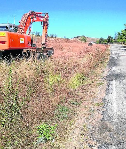 Comienzan las obras de la carretera que une Vega de Bur y Amayuelas de Ojeda