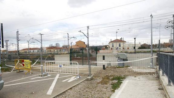 La construcción de la pasarela de Los Tres Pasos en Palencia afectará al tráfico de los trenes