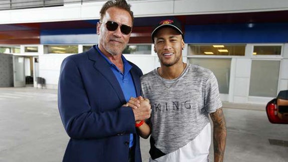 Schwarzenegger se hace del Barça