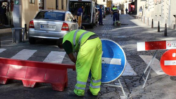 El arreglo de las calles San Facundo y Serafín se prolongará cuatro semanas