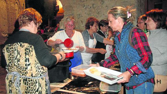 Patatas en el fin de fiestas de El Salvador