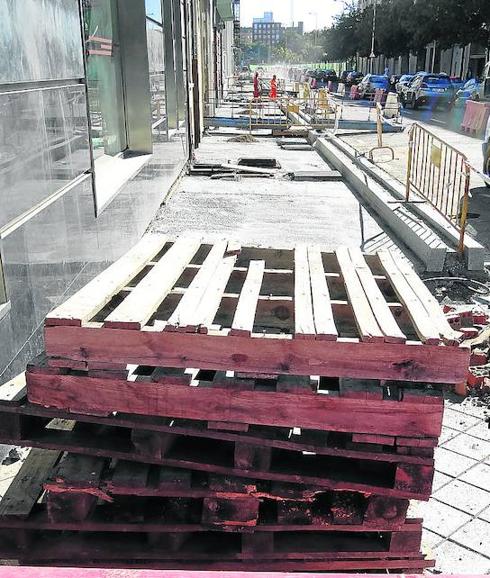 Las obras conquistan numerosas calles de Valladolid