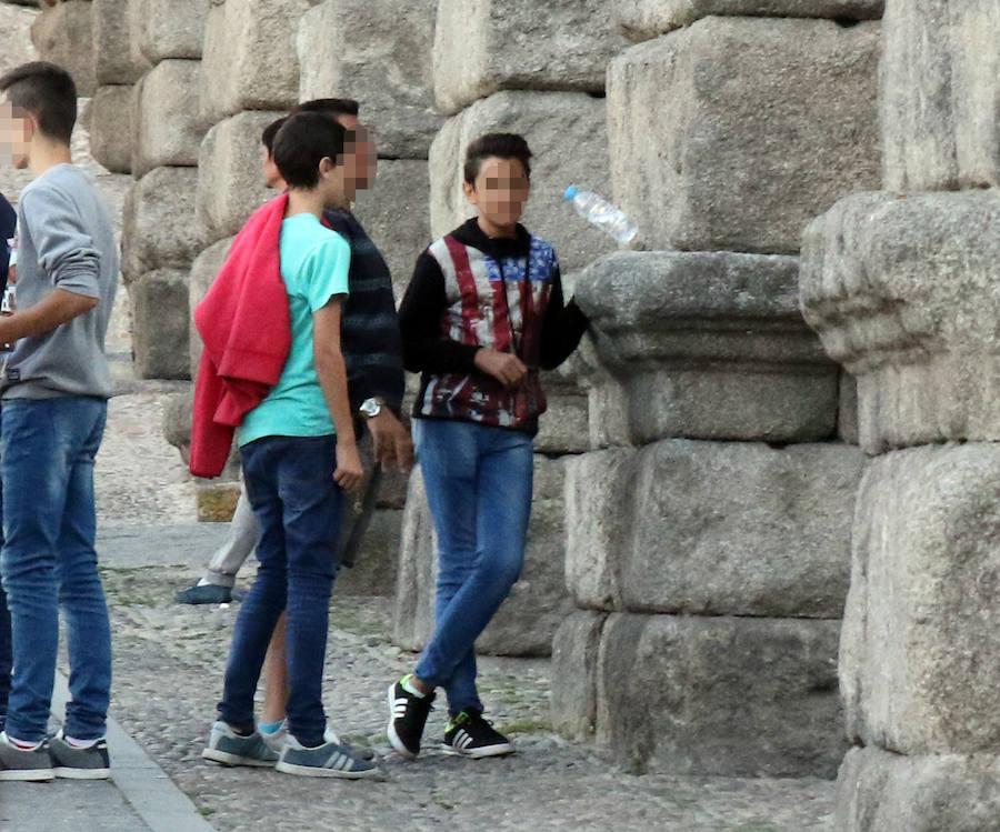 La botella voladora aterriza en el Acueducto