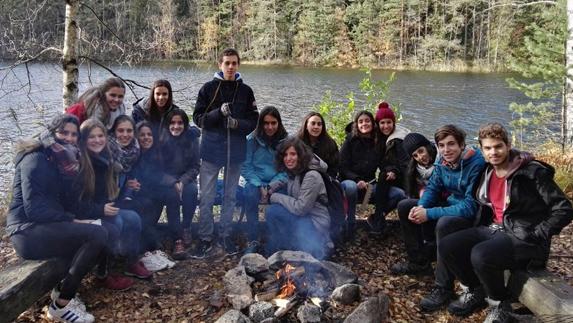 Alumnos del IES Mariano Quintanilla en finlandia