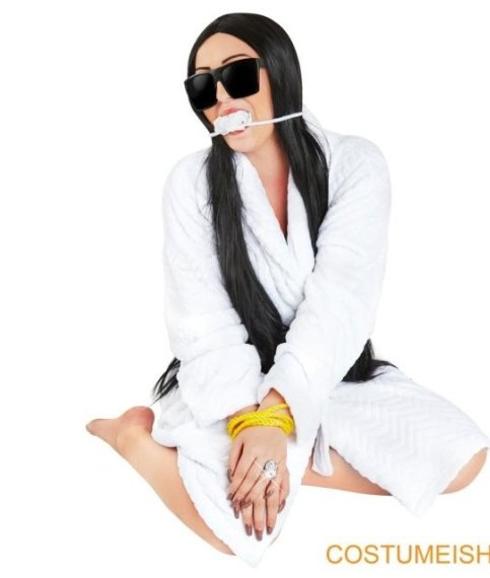 Kim Kardashian secuestrada, disfraz de Halloween