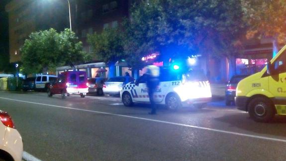 Atendida una mujer en Palencia tras una colisión entre dos turismos