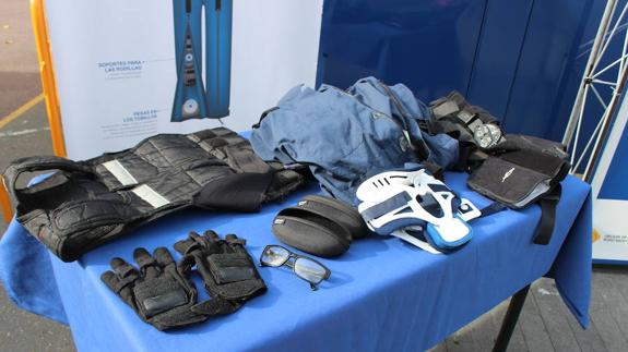 El traje que simula los 'achaques' de la vejez llega a Valladolid