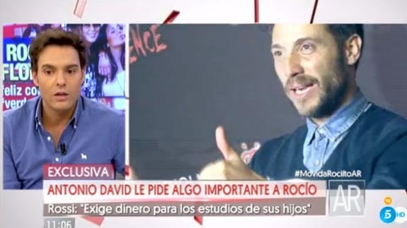 Antonio David pide más dinero a Rocío Carrasco
