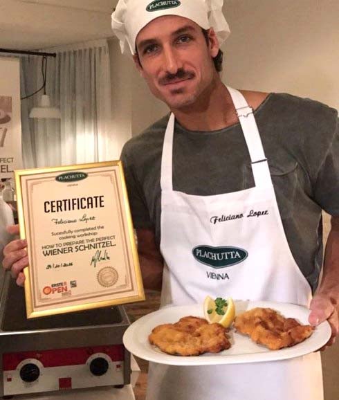 Feliciano, de tenista a cocinillas