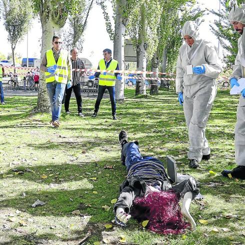 Asesinato ficticio en Salas Bajas