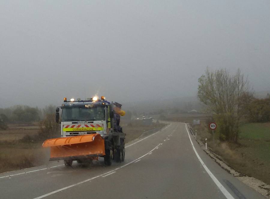Las primeras nieves llegan a Palencia