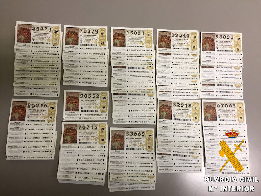 Detenidos dos vallisoletanos con 101 decimos de lotería de Navidad procedentes de un robo en Valencia