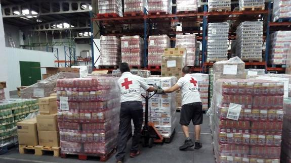 Cruz Roja distribuye 230.000 kilos de alimentos entre más de 9.000 vallisoletanos