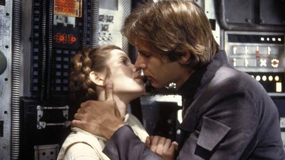 Harrison Ford y Carrie Fisher mantuvieron un romance en el rodaje de 'Star Wars'