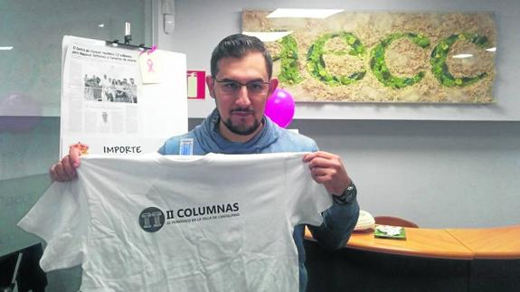 El II Columnas de Cantalpino destina a la AECC los beneficios obtenidos con sus camisetas