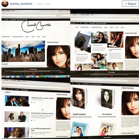 Mariló Montero ya tiene página web estadounidense
