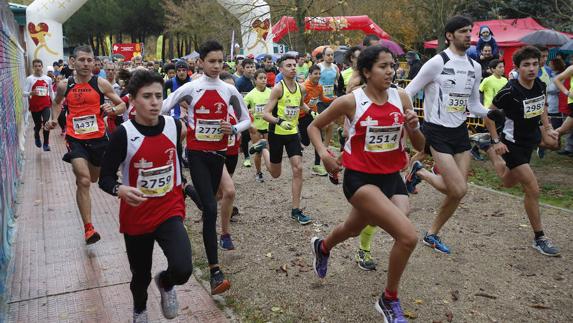 David Santos y Cristina García se imponen en el XXIII Cros PMD de Palencia
