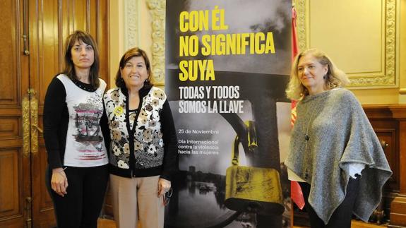 'Con él no significa suya', lema contra la violencia hacia las mujeres
