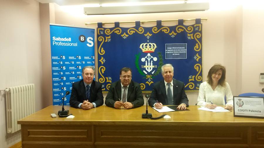 Los ingenieros industriales firman un acuerdo con el Banco Sabadell