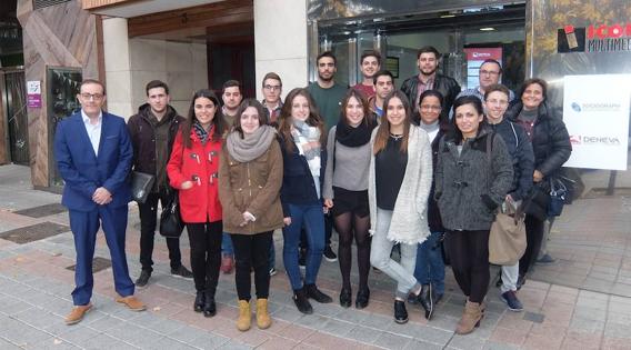La empresa de Palencia Icon Multimedia se abre a la Facultad de Comercio