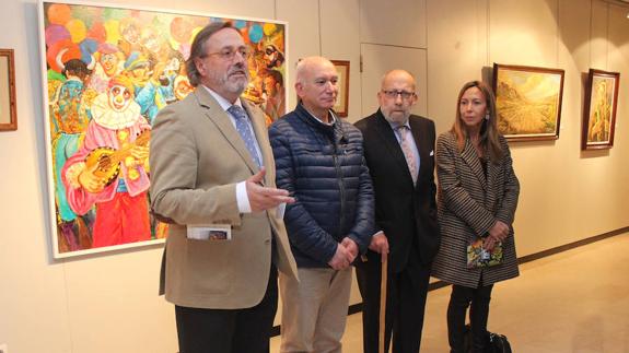 Fernando Escobar inaugura una exposición en Palencia