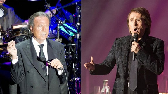 Julio Iglesias y Raphael, vuelve el pique