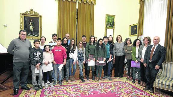 Nueve alumnos de Palencia participan en la Conferencia Cuidemos el Planeta