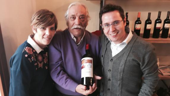 El periodista Sergio Martín visita la bodega Liberalia