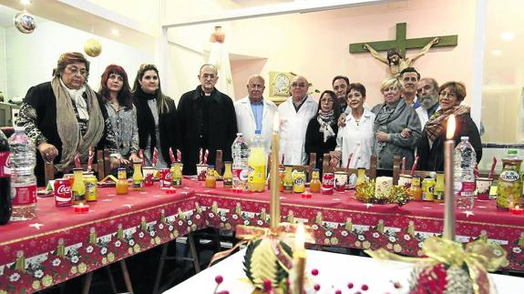 Más de 300 personas disfrutarán de la Nochebuena gracias a entidades solidarias