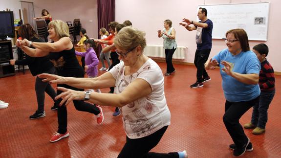 Abuelos con mucha marcha en Cuéllar