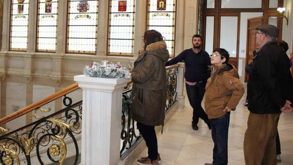 El 18% de las visitas al Palacio Provincial en Navidad procedían de fuera de Palencia