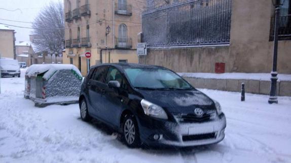 La nieve impide llegar a clase a 41 alumnos de los colegios de Prádena, Turégano y Ayllón