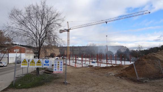 Las obras del centro para discapacitados en Girón avanzan a buen ritmo