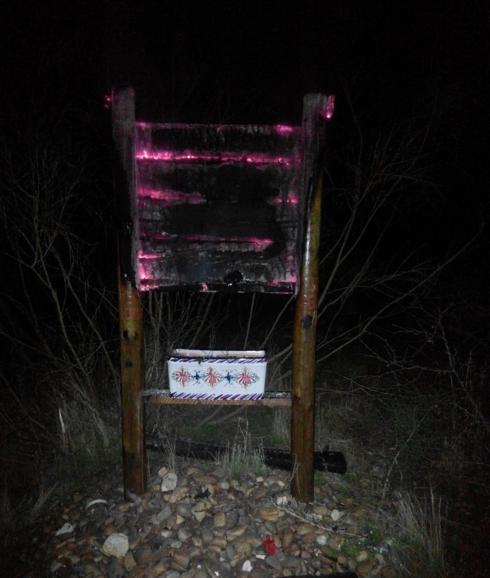 Queman la imagen de una Virgen a las afueras de Boecillo