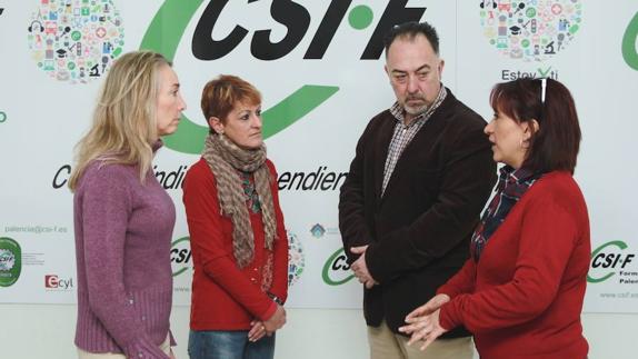 CSIF-Palencia entrega al Banco de Alimentos 2.322 euros del donativo de la Lotería de Navidad