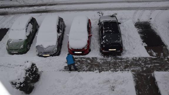 La nieve llega a Palencia