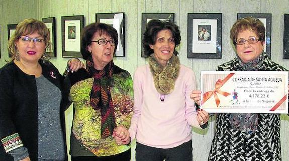 Las aguederas se vuelcan en la lucha contra el cáncer