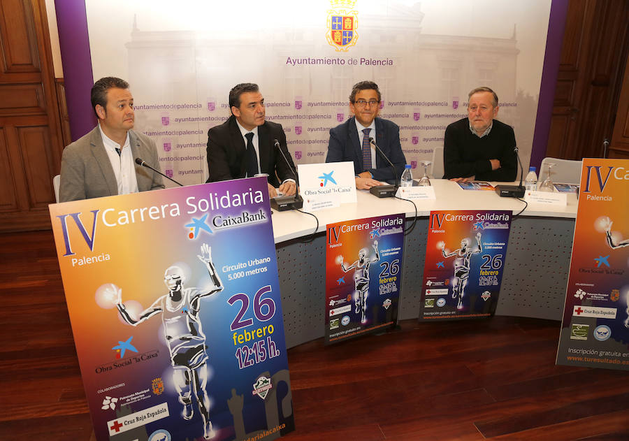 Deporte y solidaridad en la carrera de Caixabank en Palencia
