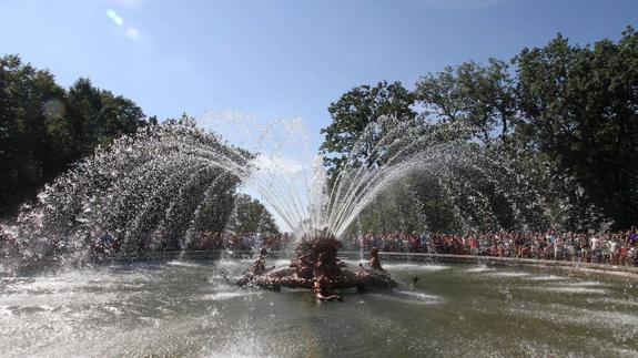 Las fuentes del Palacio Real de La Granja correrán este año el doble de días que en 2016
