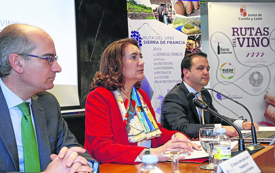Puesta de largo de la Ruta del Vino de la Sierra de Francia en la capital salmantina
