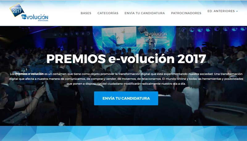 Ya puedes enviar tu candidatura a los Premios e-volución 2017
