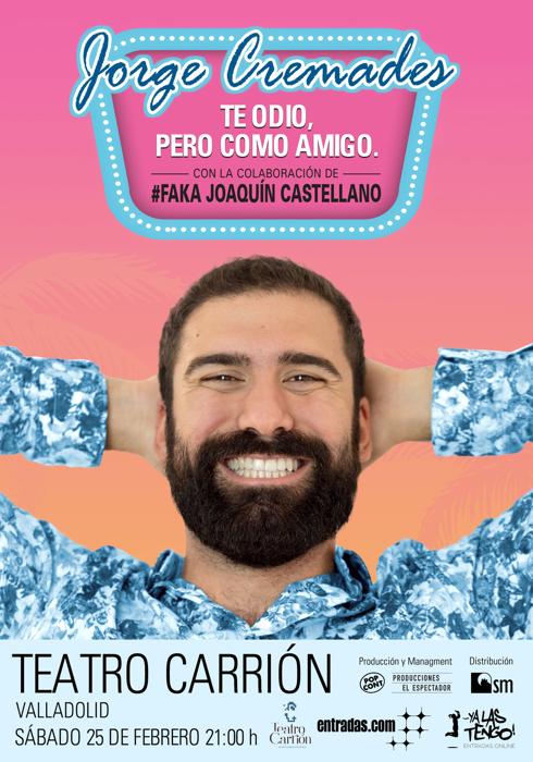 El Teatro Carrión de Valladolid sale en defensa del espectáculo de Jorge Cremades