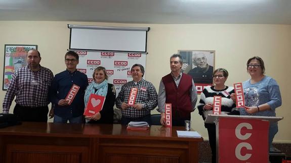 Lourdes Asensio seguirá al frente de la mayor de las federaciones de CCOO en Palencia