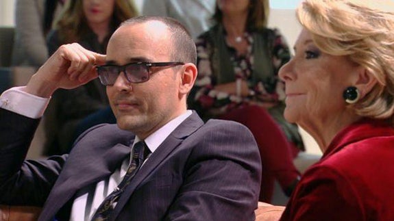 Esperanza Aguirre y Risto Mejide se enzarzan en una 'guerra' dialéctica