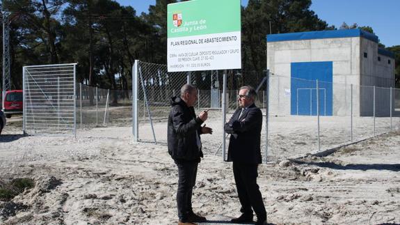 Mata de Cuéllar mejora su abastecimiento con el nuevo depósito financiado por la Junta
