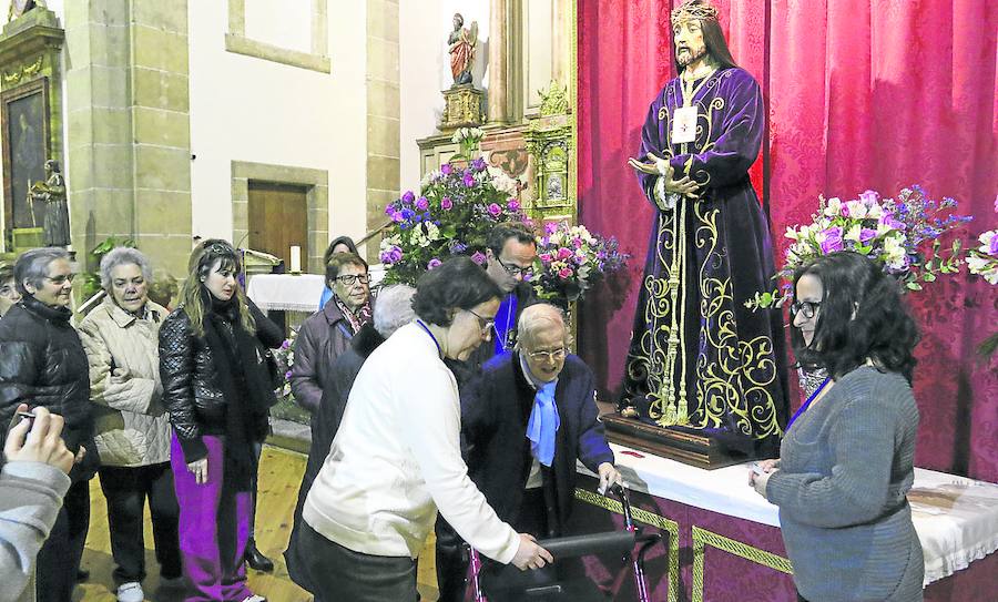 El Rescatado recibirá hoy el fervor de los salmantinos en la parroquia de San Pablo